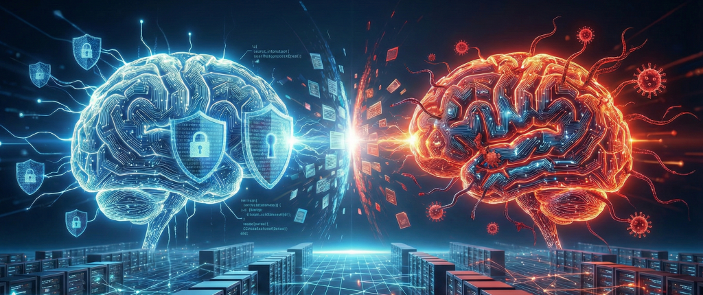 Cerebros Digitales en Guerra: Cómo la IA Adversaria Está Redefiniendo la Ciberseguridad